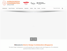 Tablet Screenshot of interiordesign.org.sg